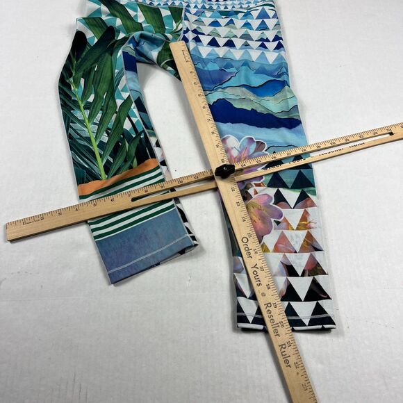 Prana Capri Yoga Leggings Tropical Performance Comfort Pull On S - Picture 4 of 12